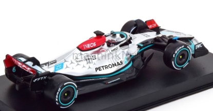 Изображение BBURAGO 1/43 MERCEDES AMG F1 W13 E Performance №63 Petronas Team фигурка пилота G.Russell Formula 12022