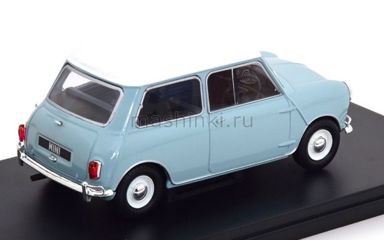 Изображение WHITEBOX 1/24 AUSTIN MINI Cooper S RHD 1965 light blue/white