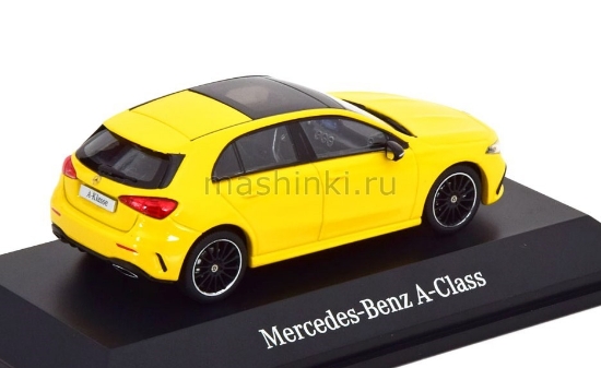 Изображение SPARK 1/43 MERCEDES-BENZ A-Klasse (W177) AMG Line 2018 yellow metallic