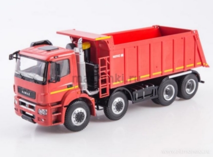 Изображение SSM 1/43 KAMAZ-65801-68 самосвал красный