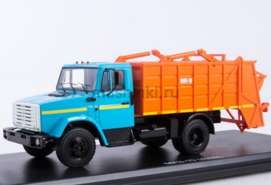 Изображение SSM 1/43 МКЗ-10 (4333) сине-оранжевый