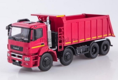 Изображение АИСТ 1/43 KAMAZ-65801-68 самосвал красный