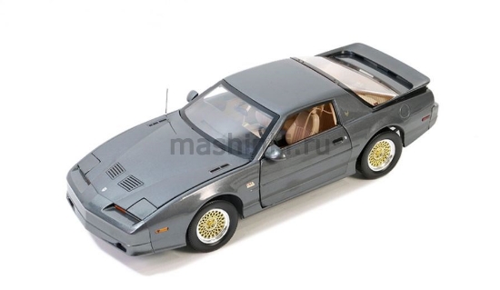 Изображение GREENLIGHT 1/18 PONTIAC Firebird Trans Am GTA 1989 medium gray metallic