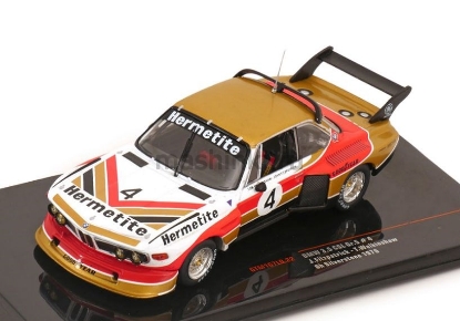 Изображение IXO 1/43 BMW 3.5 CSL Gr.5 №4 Hermetite BMW Fitzpatrick/Walkinshaw победитель 6H Silverstone 1976