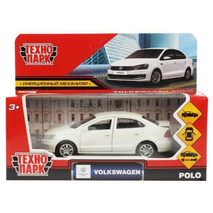 Изображение ТЕХНОПАРК VW Polo седан 12 см белый