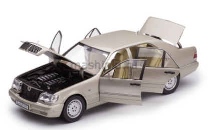 Изображение NOREV 1/18 MERCEDES-BENZ S600 (W140) 1997 silver