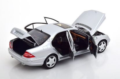 Изображение NOREV 1/18 MERCEDS-BENZ S55 AMG (W220) 2000 silver