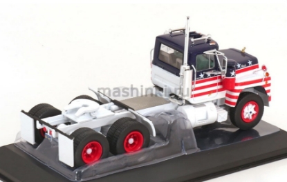 Изображение IXO 1/43 Седельный тягач MACK R-Series Stars and Stripes 1966 blue-red-white