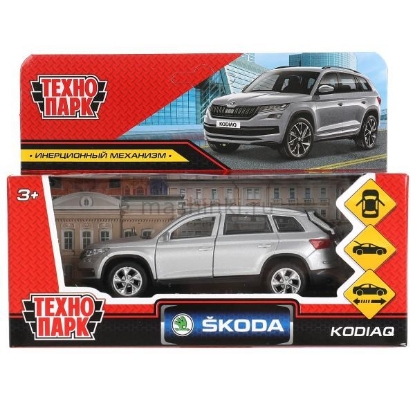 Изображение ТЕХНОПАРК SKODA Kodiaq 12 см матовый серебристый