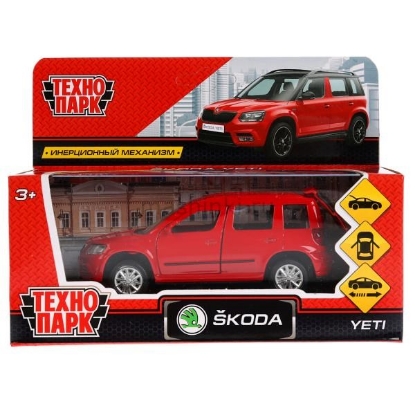 Изображение ТЕХНОПАРК SKODA Yeti 12 см красный