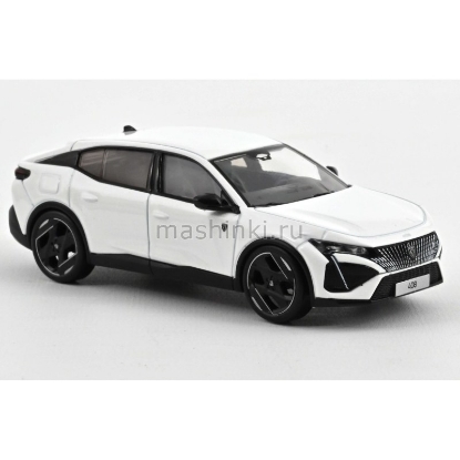 Изображение NOREV 1/43 PEUGEOT 408 GT Hybrid (кроссовер) 2023 pearl white