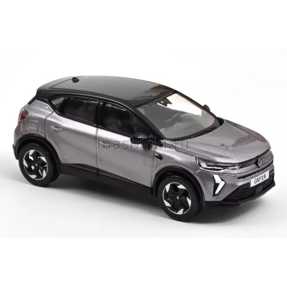 Изображение NOREV 1/43 RENAULT Captur (кроссовер) 2024 oyster grey/black