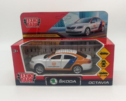 Изображение ТЕХНОПАРК SKODA Octavia Каршеринг 12 см белый