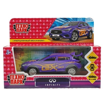 Изображение ТЕХНОПАРК INFINITI QX30 12 см фиолетовый (для девочек)