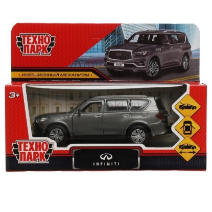 Изображение ТЕХНОПАРК INFINITI QX80 12,5 см серый