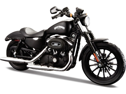 Изображение MAISTO 1/12 Мотоцикл HARLEY-DAVIDSON 2013 Sportster Iron 883 Flat black/черный