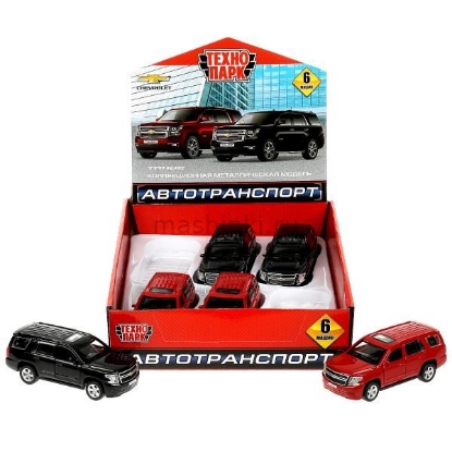 Изображение ТЕХНОПАРК CHEVROLET Tahoe 12 см в ассорт. б/коробки