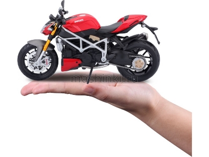 Изображение MAISTO 1/12 Мотоцикл DUCATI Streetfighter S red/красный