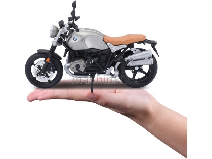 Изображение MAISTO 1/12 Мотоцикл BMW R Nine T Scrambler silver/серебристый