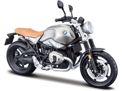 Изображение MAISTO 1/12 Мотоцикл BMW R Nine T Scrambler silver/серебристый