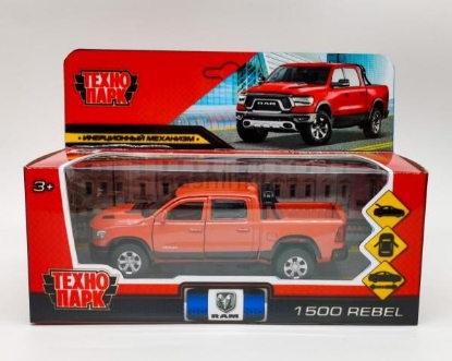 Изображение ТЕХНОПАРК DODGE Ram 1500 Rebel пикап 13 см красный