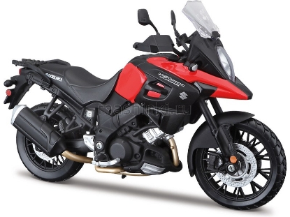 Изображение MAISTO 1/12 Мотоцикл SUZUKI V-Strom black-red/черно-красный