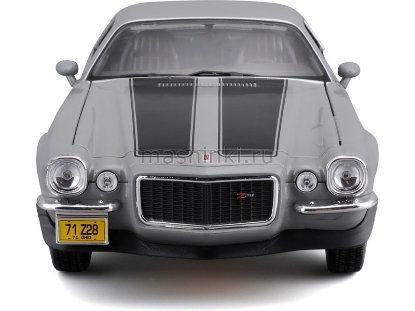 Изображение MAISTO 1/18 CHEVROLET Camaro 1971 gray/серый