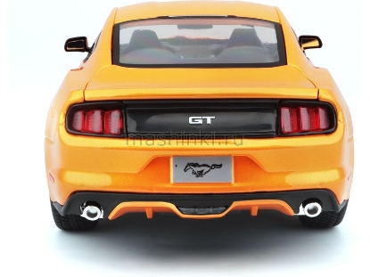 Изображение MAISTO 1/18 FORD Mustang GT 2015 orange/оранжевый