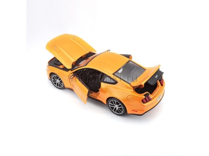 Изображение MAISTO 1/18 FORD Mustang GT 2015 orange/оранжевый