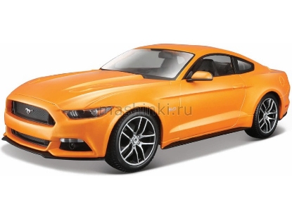 Изображение MAISTO 1/18 FORD Mustang GT 2015 orange/оранжевый