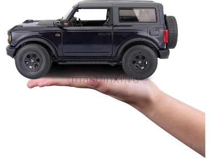 Изображение MAISTO 1/18 FORD Bronco Wildtrak 2021 blue/синий