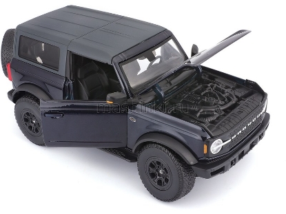 Изображение MAISTO 1/18 FORD Bronco Wildtrak 2021 blue/синий