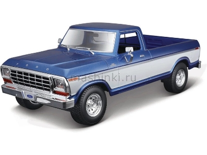 Изображение MAISTO 1/18 FORD F150 Pick-up 1979 blue/голубой