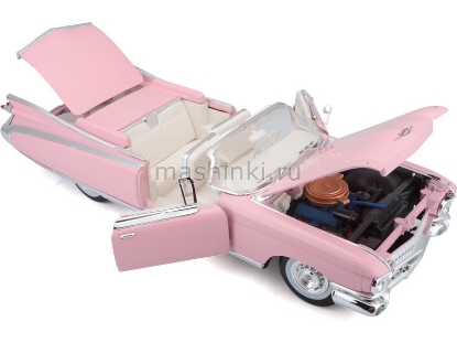 Изображение MAISTO 1/18 CADILLAC Eldorado Biarritz Pink 1959 pink/розовый