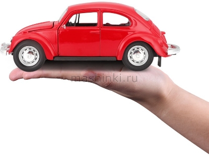 Изображение MAISTO 1/24 VW Beetle red/красный