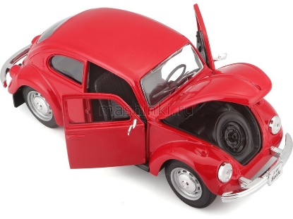 Изображение MAISTO 1/24 VW Beetle red/красный