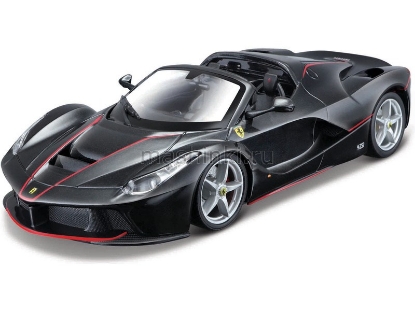 Изображение MAISTO KIT 1/24 FERRARI LaFerrari Aperta black/черный
