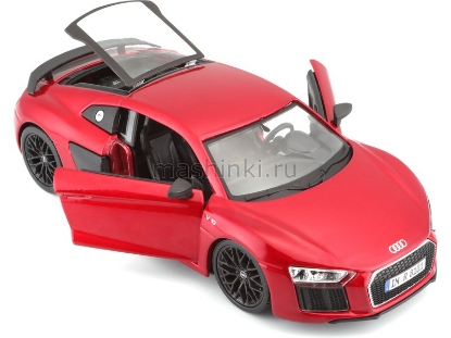 Изображение MAISTO KIT 1/24 AUDI R8 V10 Plus red/красный