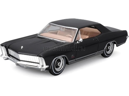 Изображение MAISTO 1/24 BUICK Riviera 1965 black/черный
