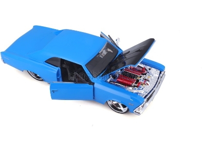 Изображение MAISTO 1/24 CHEVELLE 396 SS blue/синий