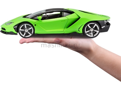 Изображение MAISTO 1/18 LAMBORGHINI Centenario light green/светло-зеленый