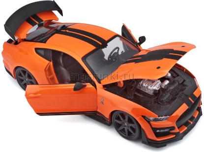 Изображение MAISTO 1/18 FORD Shelby GT500 2020 orange/оранжевый