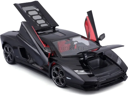 Изображение MAISTO 1/18 LAMBORGHINI Countach LPi 800-4 2021 black/черный
