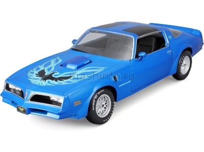 Изображение MAISTO 1/18 PONTIAC Firebird Trans Am 1978 blue/синий