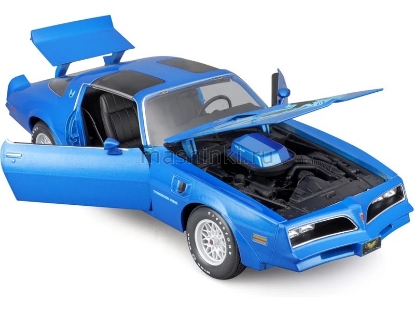 Изображение MAISTO 1/18 PONTIAC Firebird Trans Am 1978 blue/синий