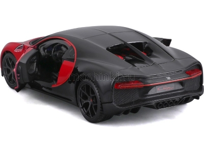 Изображение MAISTO 1/24 BUGATTI Chiron Sport  black-red/черно-красный