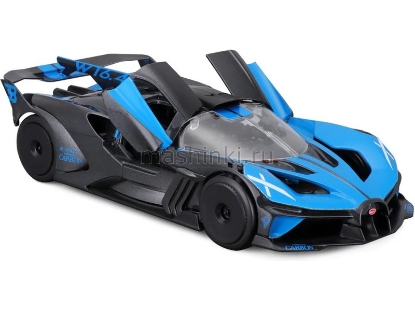Изображение MAISTO 1/24 BUGATTI Bolide grey-blue/серо-синий