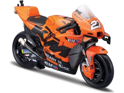 Изображение MAISTO 1/18 Мотоцикл KTM Factory Racing №27 Iker Lecuona 2021 orange/оранжевый