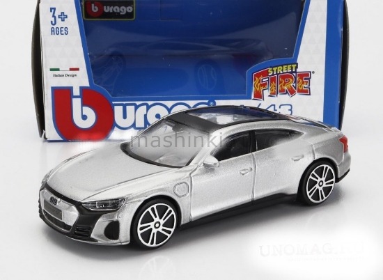 Изображение BBURAGO 1/43 AUDI RS e-tron GT 2022 silver metallic