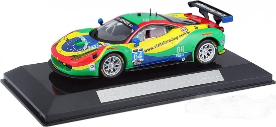 Изображение BBURAGO 1/43 FERRARI 458 Italia GT3 №64 2015 green/зеленый